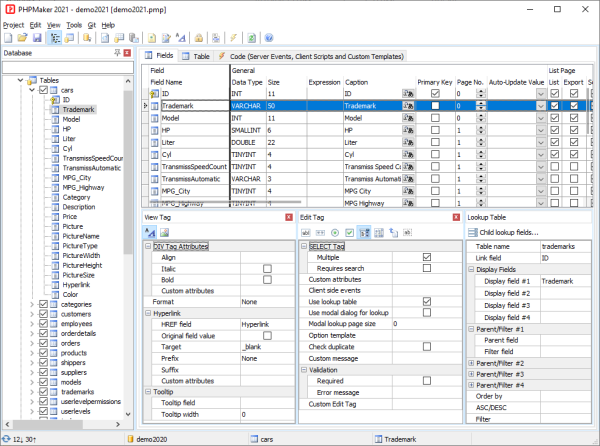 PHPMaker 2025：圖片 2